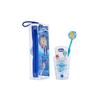 Chicco Conjunto de Higiene Oral Menino 3A-6A Azul-Farmacia-Arade