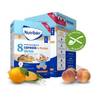 Nutriben Farinhas 8 Cereais 4 Frut La 250G-Farmacia-Arade